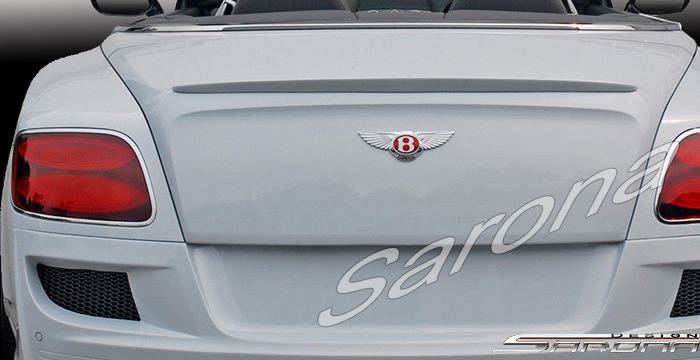 Custom Bentley GTC  Convertible Trunk Wing (2013 - 2018) - $390.00 (Part #BT-010-TW)